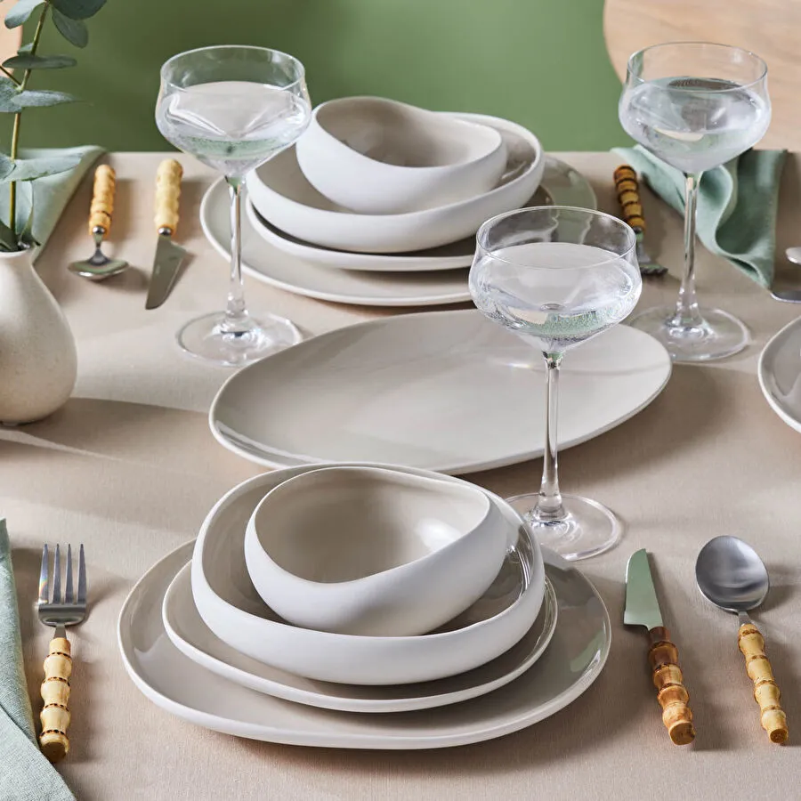 Karaca Earth Collection Cupid 55 Parça 12 Kişilik Yemek Takımı