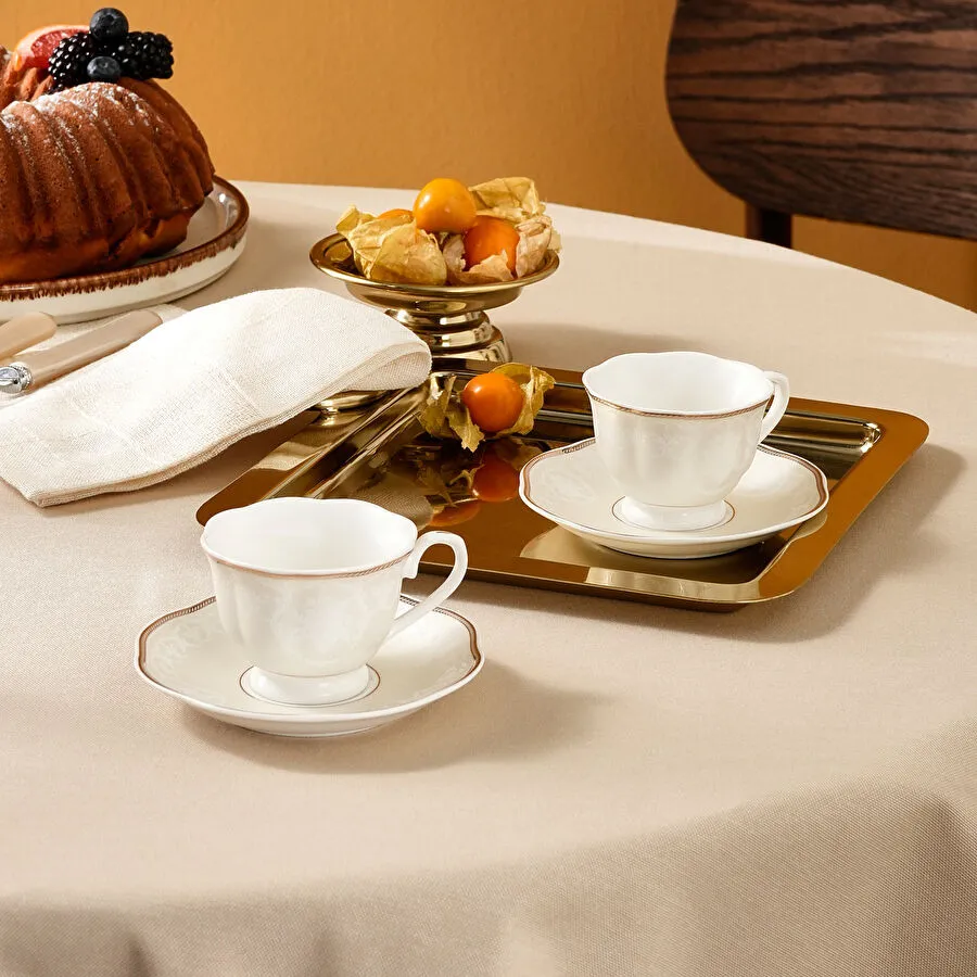 Karaca Margaret 2 Kişilik Kahve Fincan Takımı 80 ml