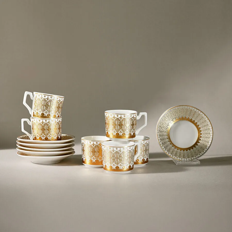 Karaca Aslı 6 Kişilik Kahve Fincan Takımı