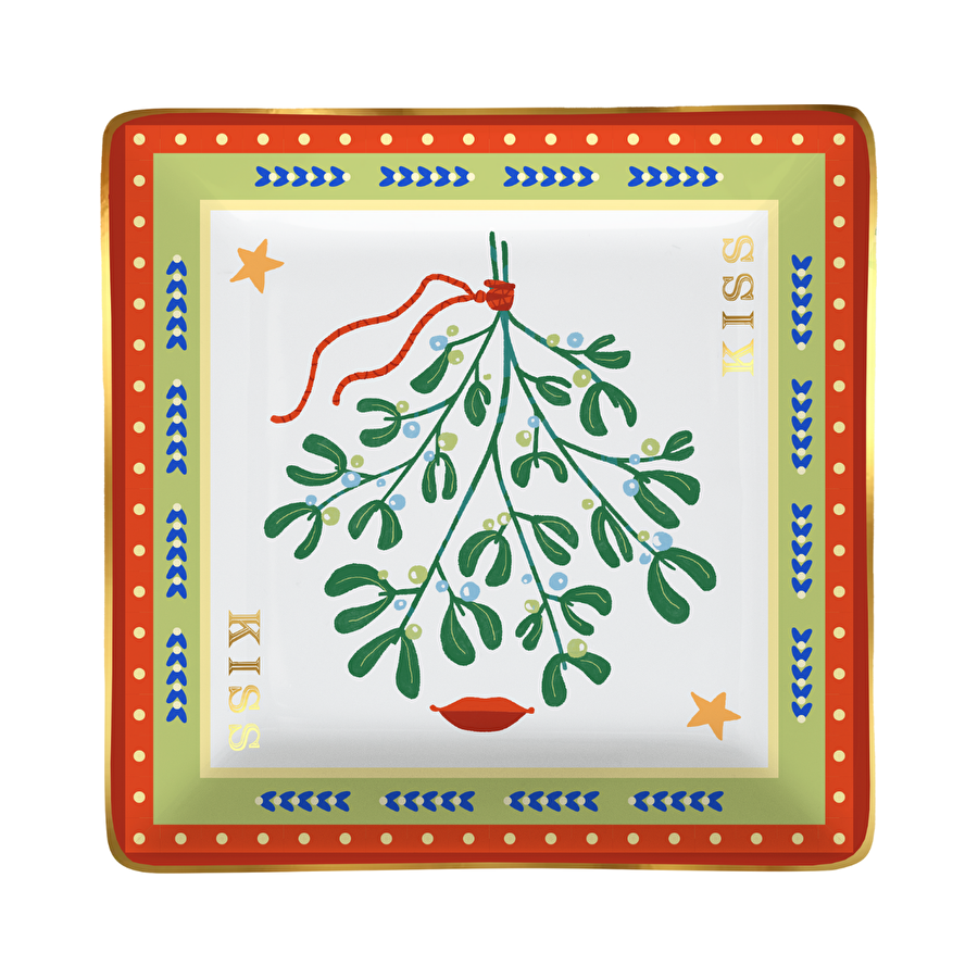 Baci Milano Mamma Mia Yılbaşı Temalı Mini Tepsi