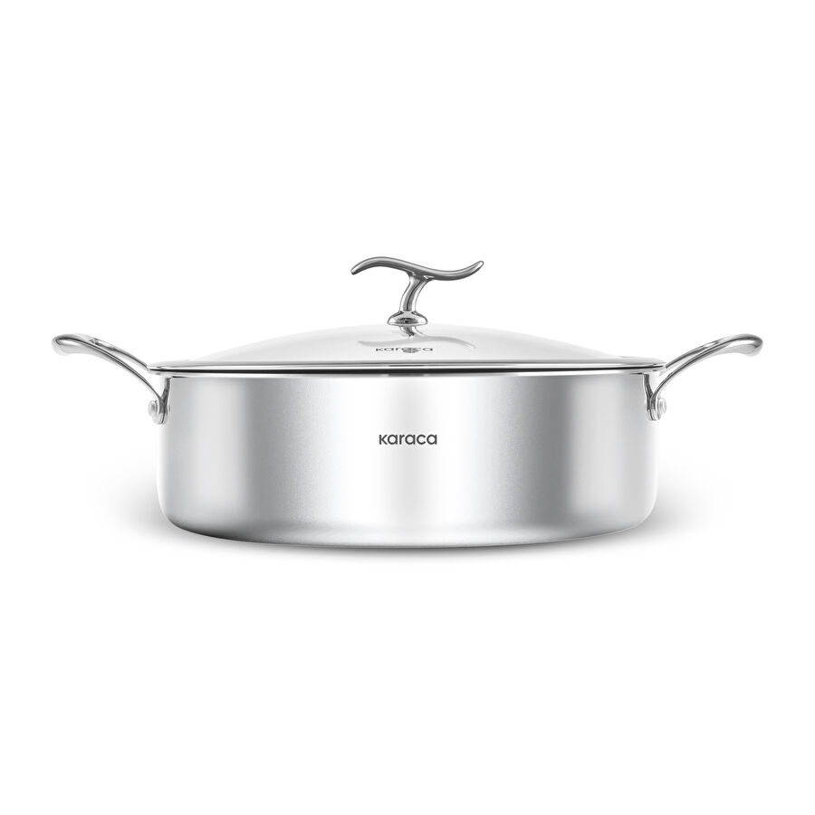 Karaca Plasma Steel 316+ 3Ply Karnıyarık Tencere 26 cm