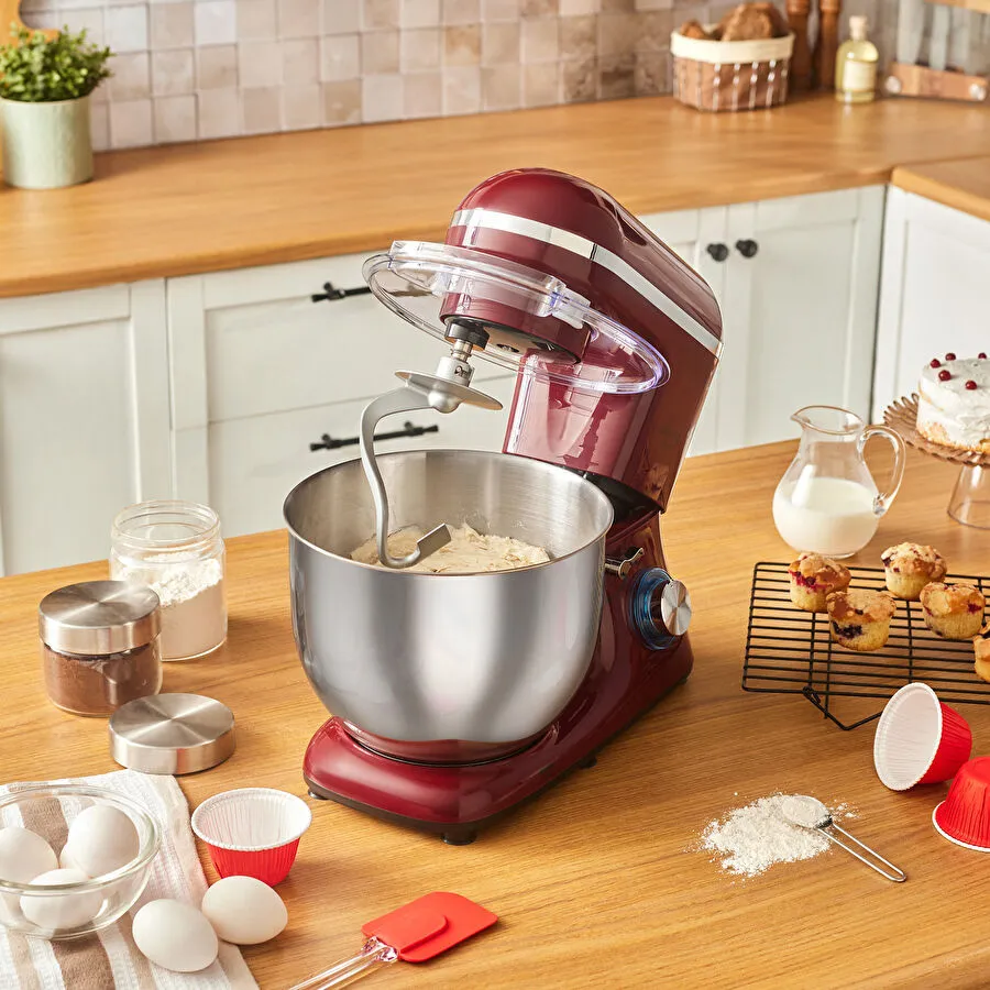 Karaca Chefcrafter Hamur Yoğurma Makinesi Red 1900W 7L