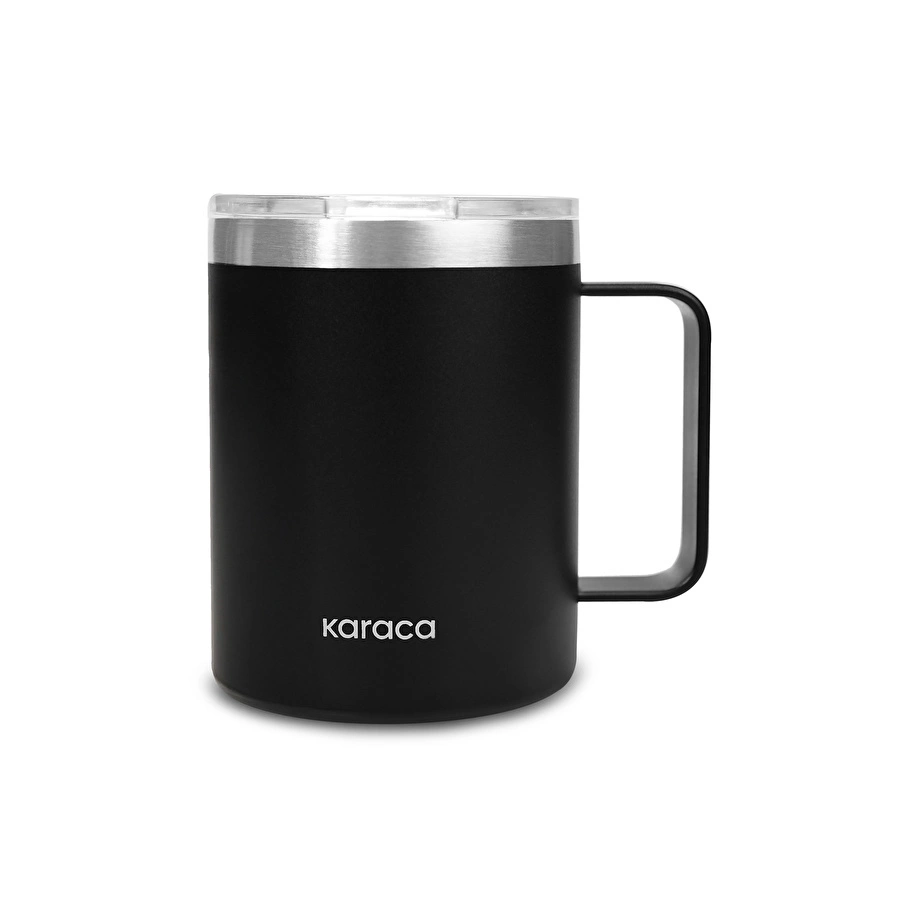 Karaca Thermal Çelik Mug 350 ml Siyah
