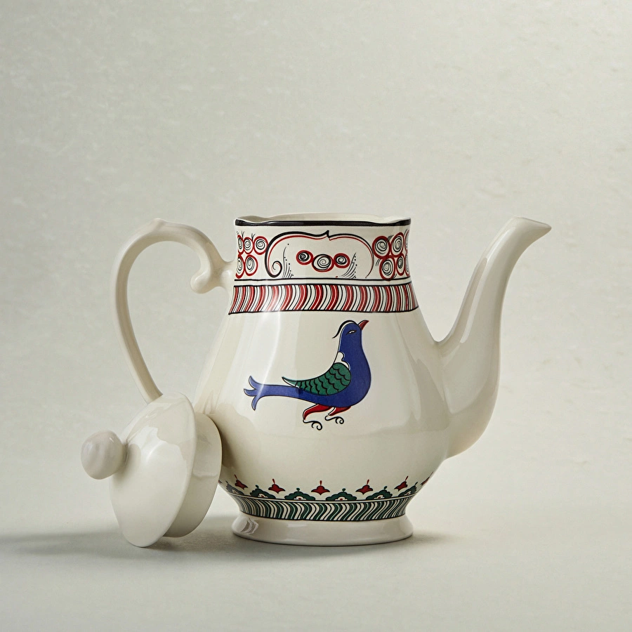 Karaca x Ömür Akkor İznik Kuş Demlik 965 ml