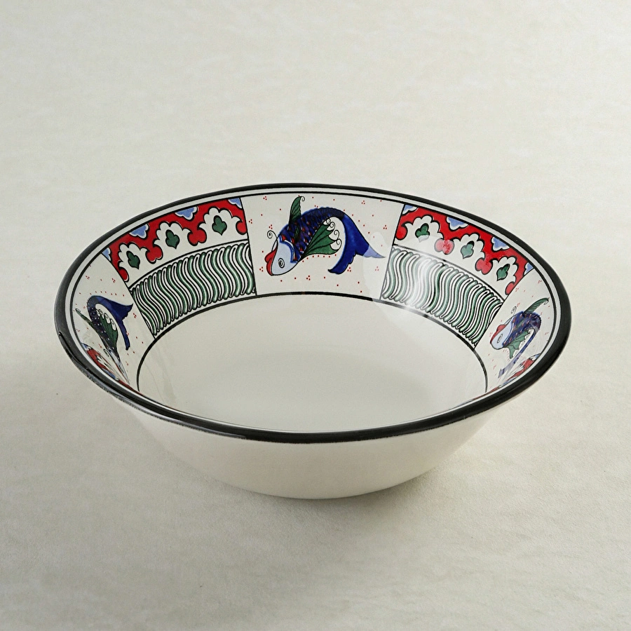 Karaca x Ömür Akkor İznik Balık Çerezlik 14 cm
