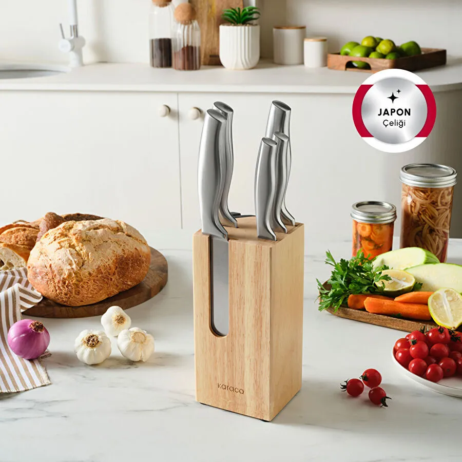 Karaca Samuray Force Japon Çeliği 6 Parça Bıçak Seti