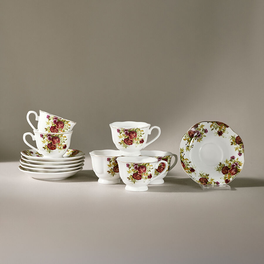 Karaca Asuman 6 Kişilik Kahve Fincan Takımı 80 ml