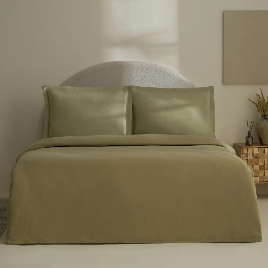 Karaca Home Farel Müslin Çift Kişilik Pike Adaçayı