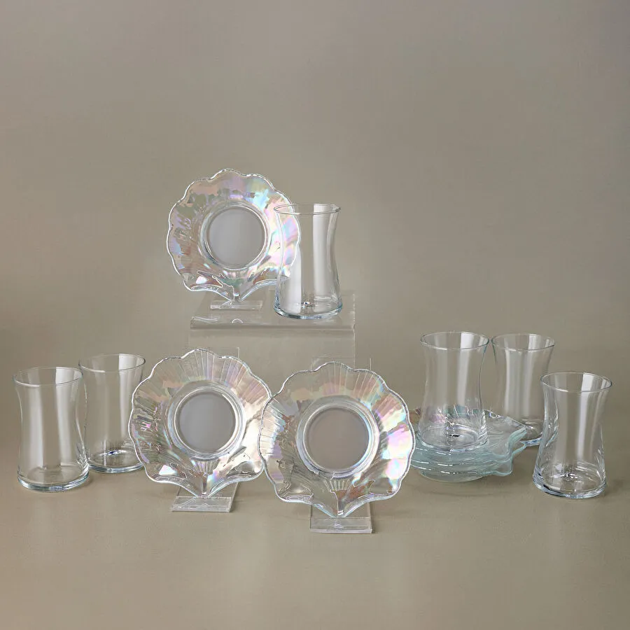 Karaca Shell 6 kişilik 12 Parça Çay Seti