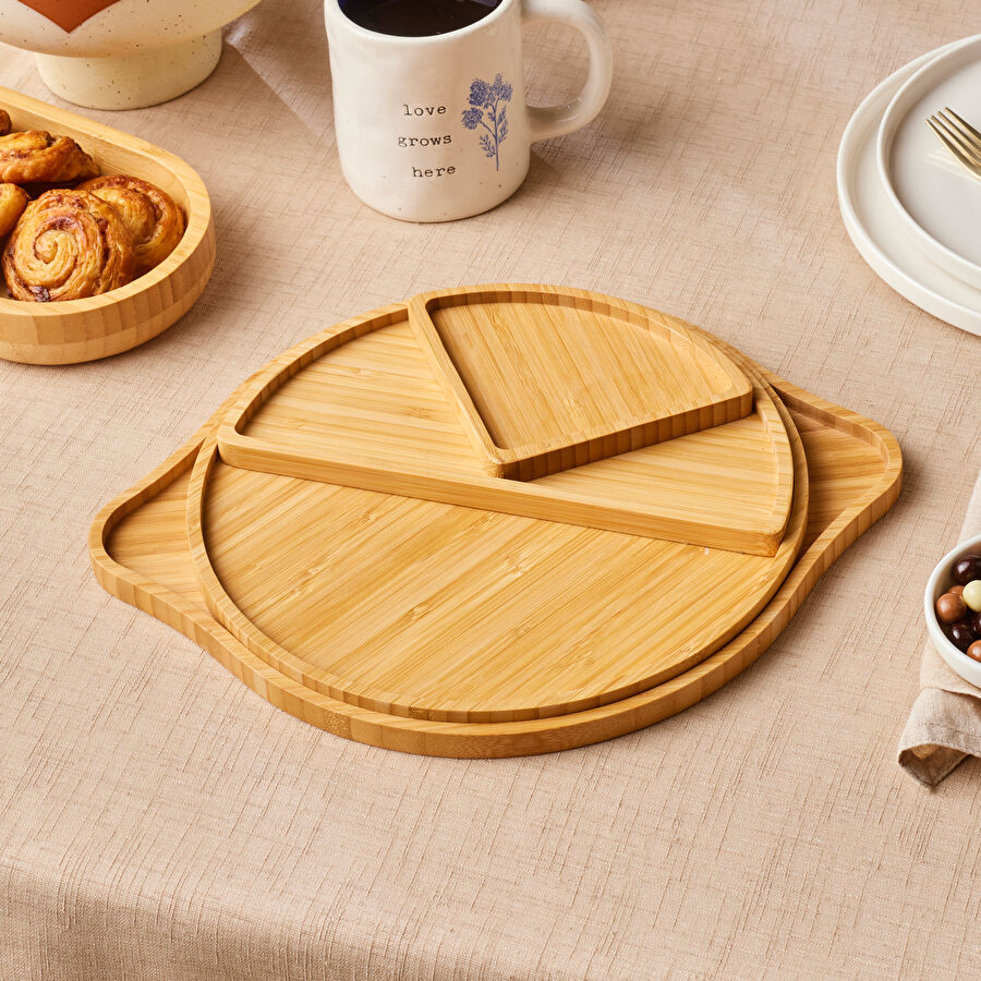 Karaca Bambu Fiona 4'lü Sunumluk