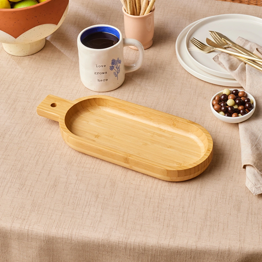 Karaca Bambu Lora Saplı Sunumluk