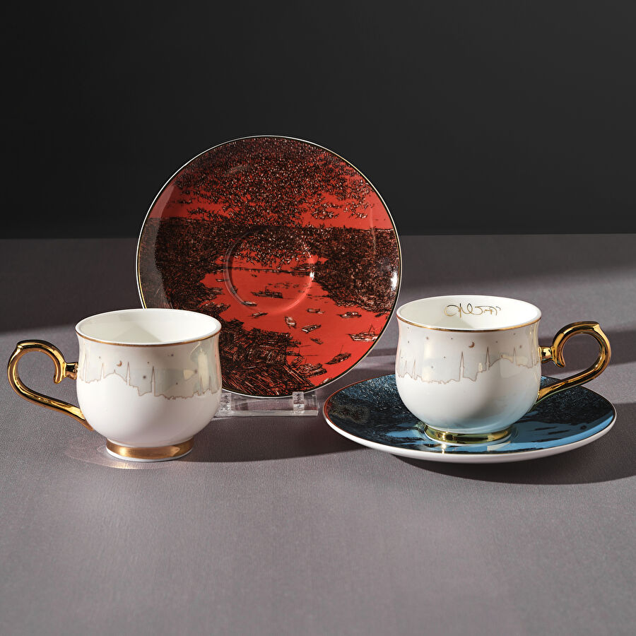 Karaca Unicef Devrim Erbil 2 Kişilik Kahve Fincan Takımı 90 ml