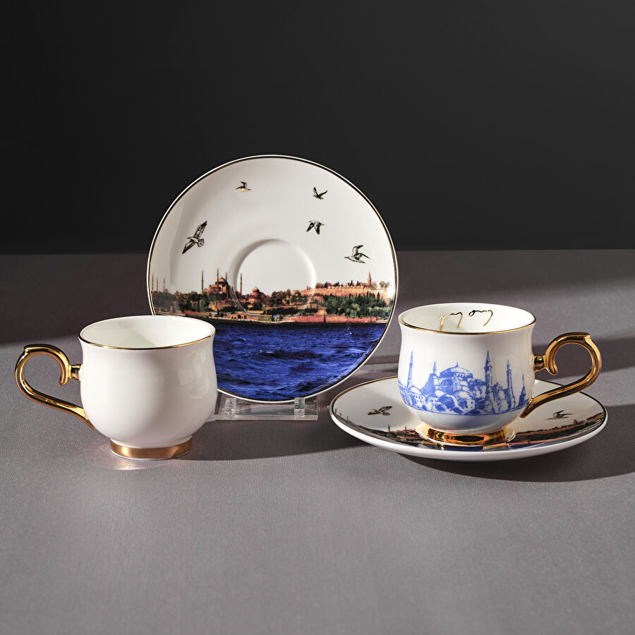 Karaca Unicef İlber Ortaylı 2 Kişilik Kahve Fincan Takımı 90 ml