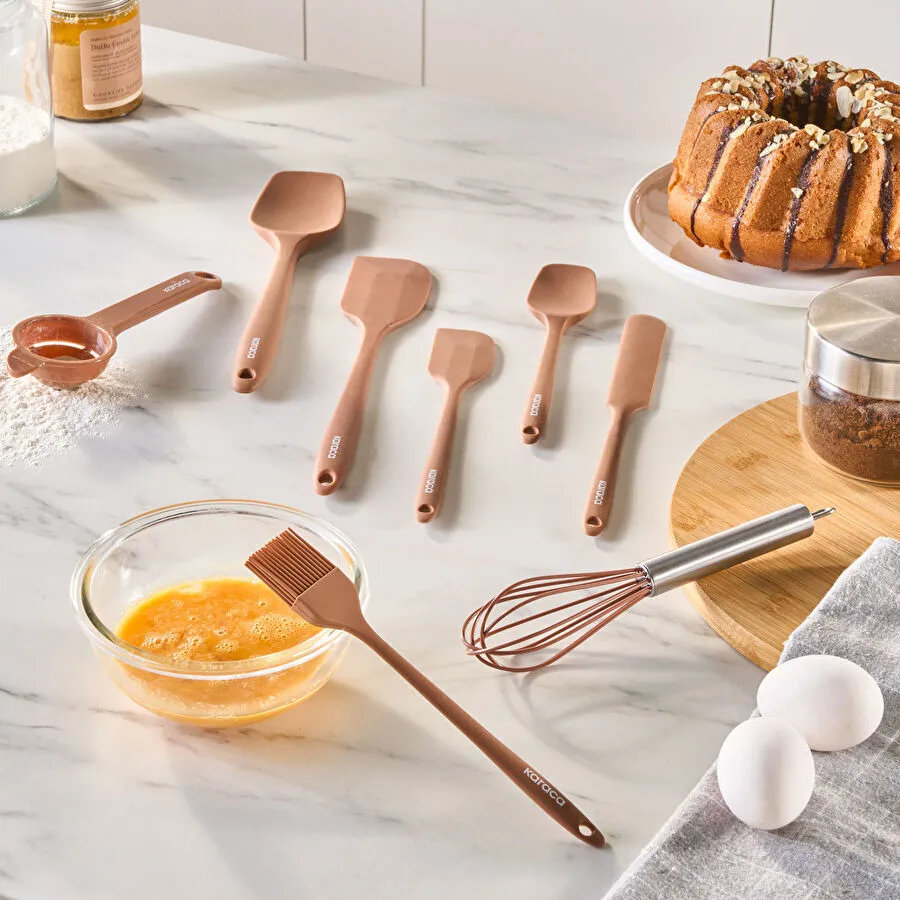 Karaca Bloom 8 Parça Silikon Servis Seti