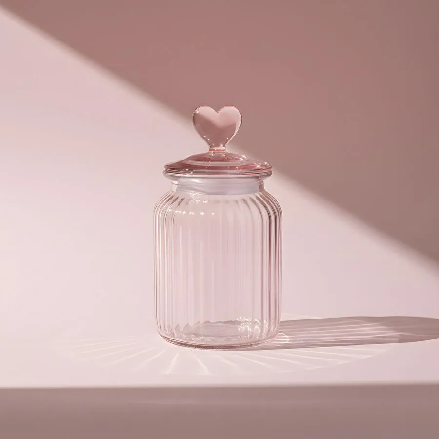 Karaca Lovia Lüsterli Cam Saklama Kabı 1000 ml