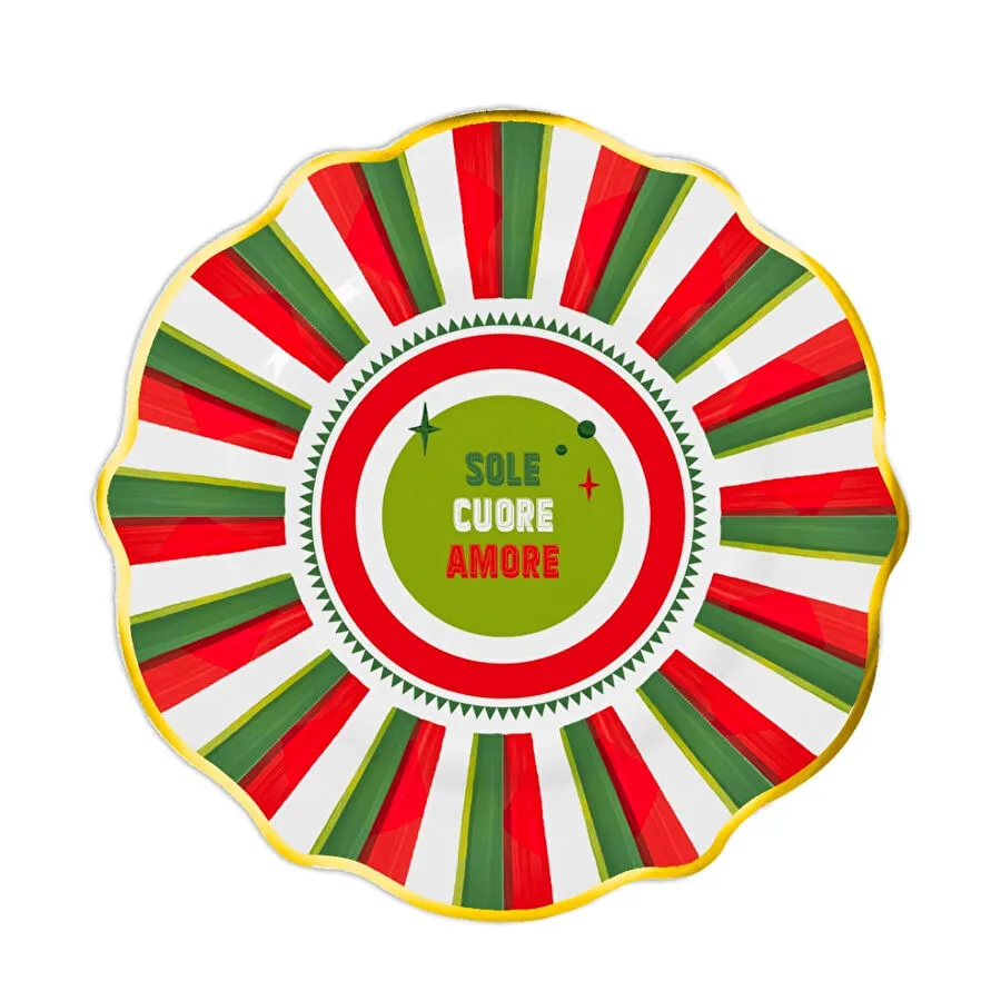 Baci Milano Dolce Vita Amore Tatlı Tabağı 21 Cm
