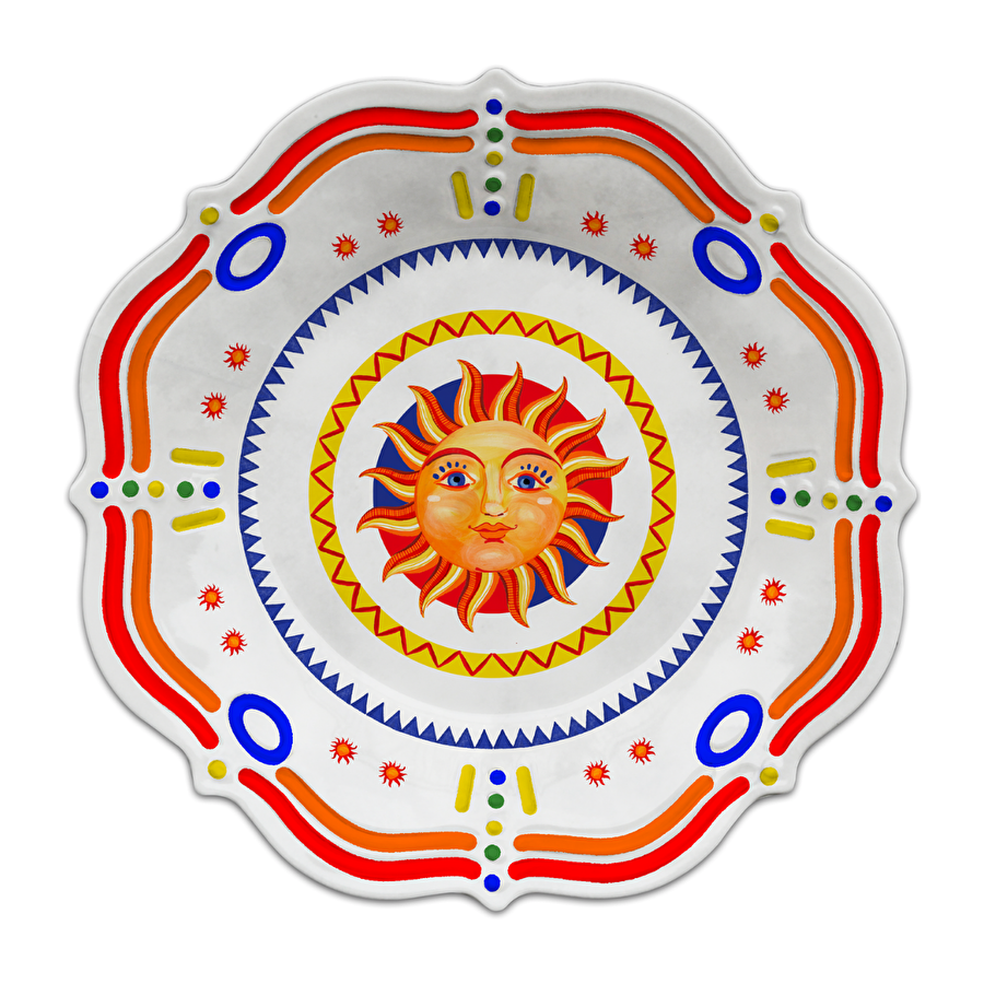 Baci Milano Dolce Vita Sun 6'lı Çorba Tabağı 23,5 cm Melamin