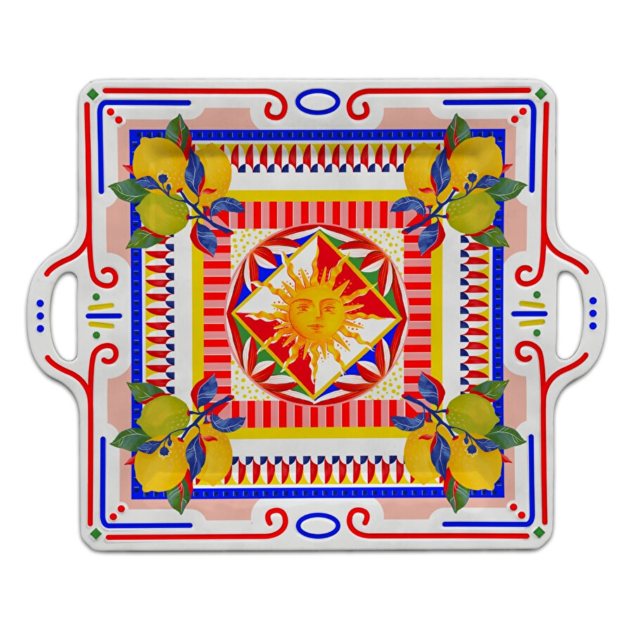 Baci Milano Dolce Vita Kare Tepsi 40 cm Melamin