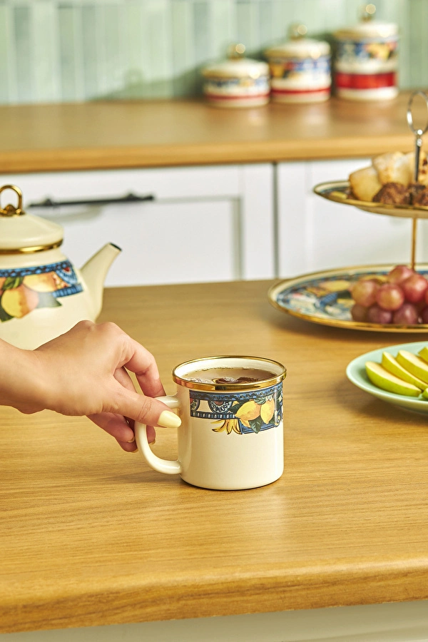 Karaca Amalfi Emaye Kupa 350 ml 