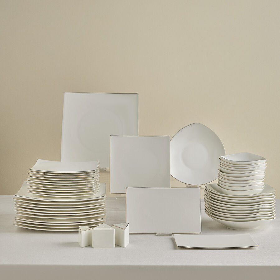 Karaca Stream Bone Jüpiter 53 Parça 12 Kişilik Yemek Takımı Gold