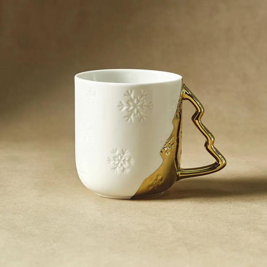 Karaca New Year Yılbaşı Golden Tree Kupa 400 ml