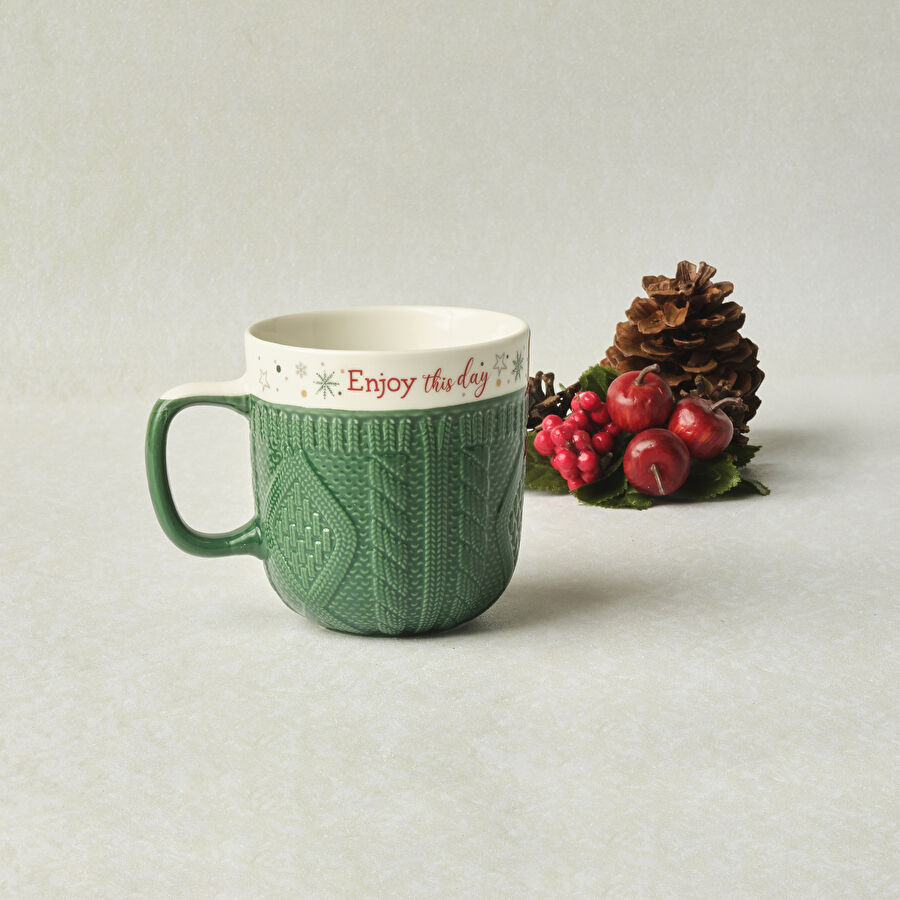 Karaca New Year Yılbaşı Deer Kupa 390 ml