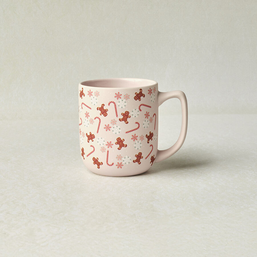 Karaca New Year Yılbaşı Gingerbread Soft Touch Kupa 470 ml