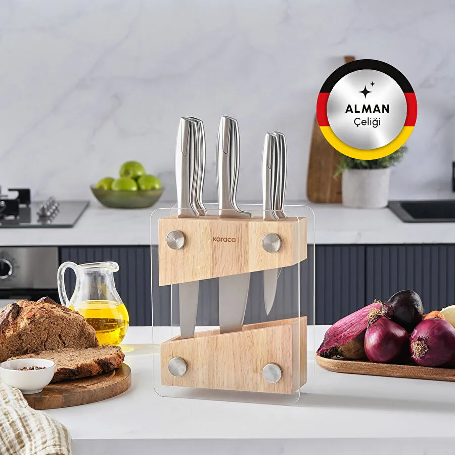 Karaca Meister Hamburg 6 Parça Standlı Bıçak Seti