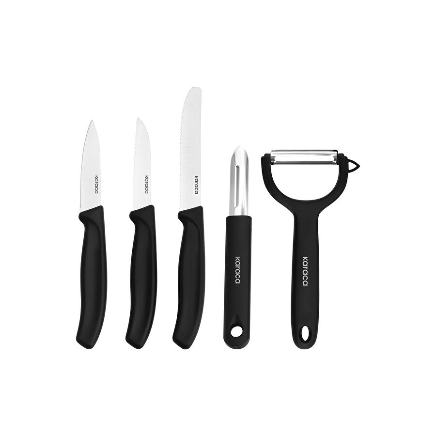 Dr.Inox Forces 5 Parça Bıçak Seti Black