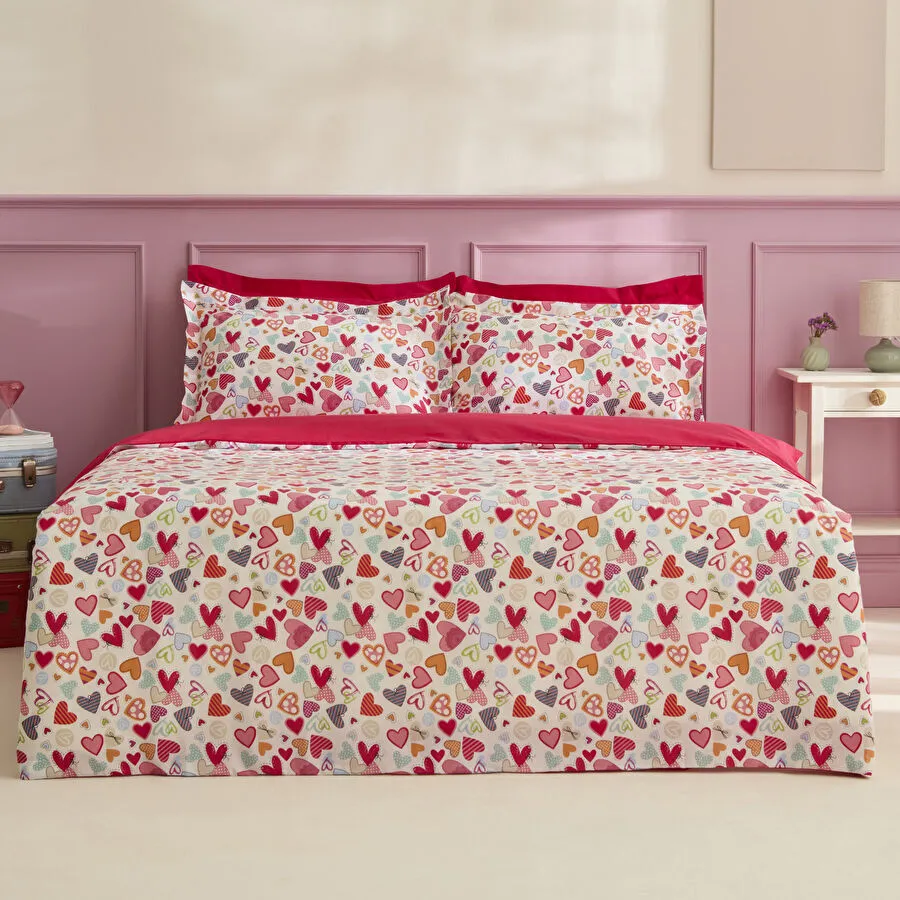 Sarah Anderson Amour Glow Çift Kişilik Nevresim Takımı Multicolour