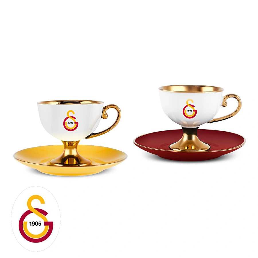 Karaca x Galatasaray Lisanslı 2 Kişilik Kahve Fincan Takımı 80 ml