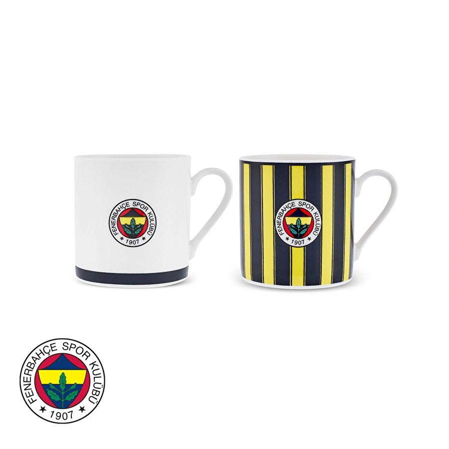 Karaca x Fenerbahçe Lisanslı 2 Kişilik Çay Fincan Takımı 230 ml