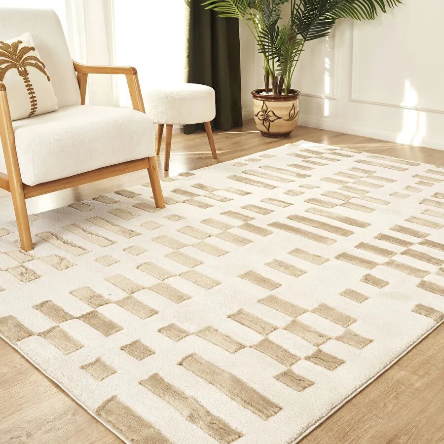 Kaşmir Halı 7/24 Plushy Hegra 80x150 cm