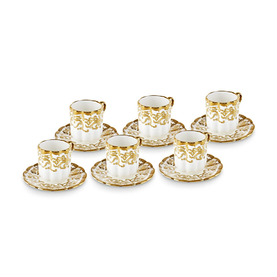 Karaca Cihangir 6 Kişilik Kahve Fincan Takımı 90 ml
