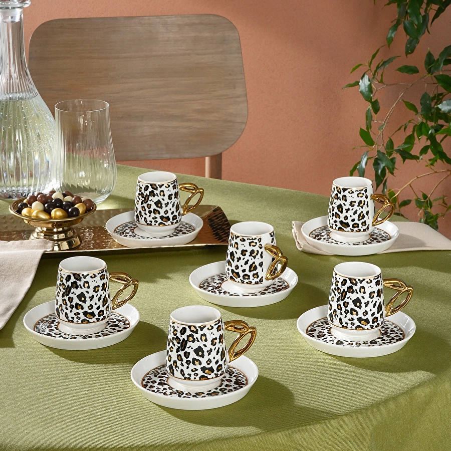 Karaca West 6 Kişilik Kahve Fincan Takımı 90 ml