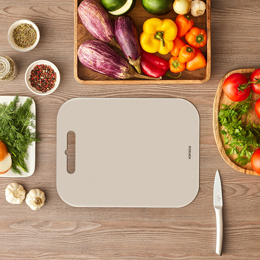 Karaca 304 Paslanmaz Çelik Kesme Tahtası Inox