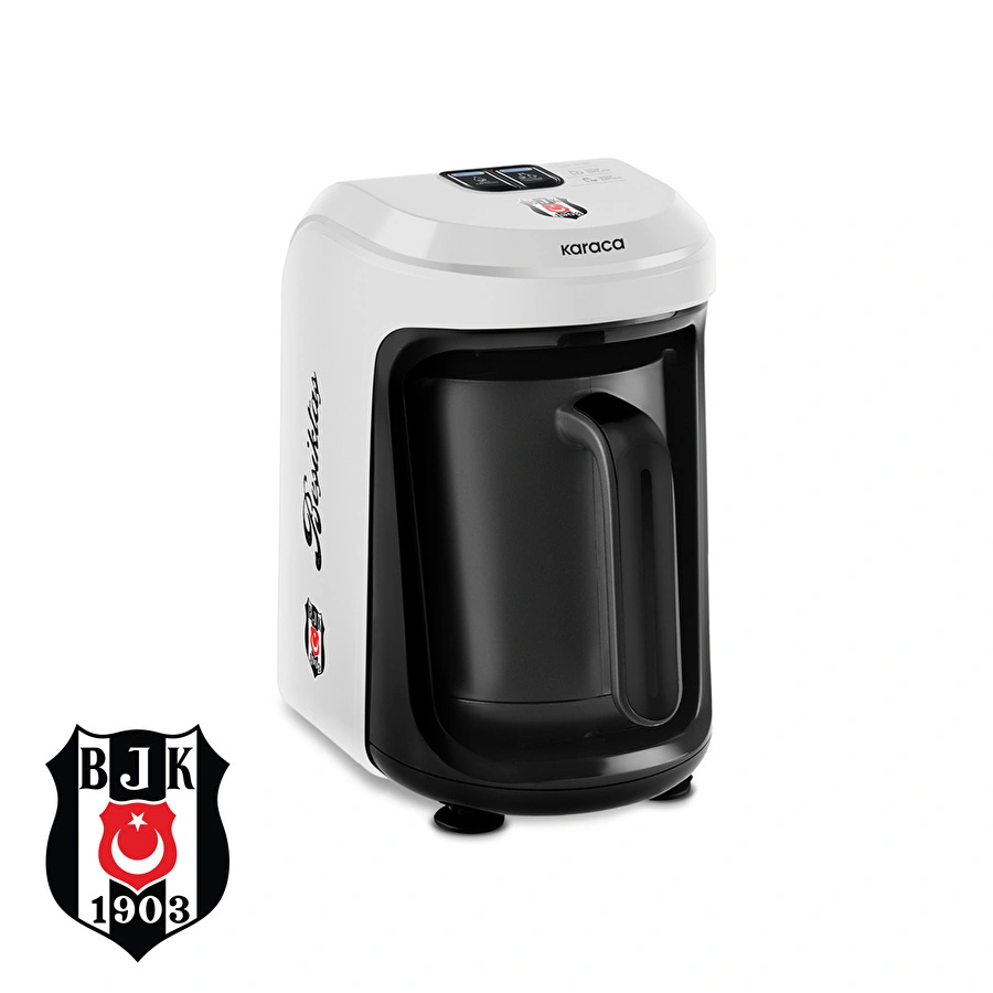 Karaca x Beşiktaş Lisanslı Hatır Hüps Marş Söyleyen Sütlü Türk Kahve Makinesi