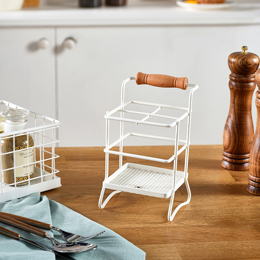 Karaca Container Orlen Ahşap Detaylı Kaşıklık