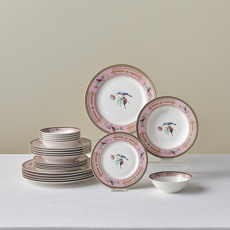 Karaca Forever Bone Calista 24 Parça 6 Kişilik Yemek Takımı