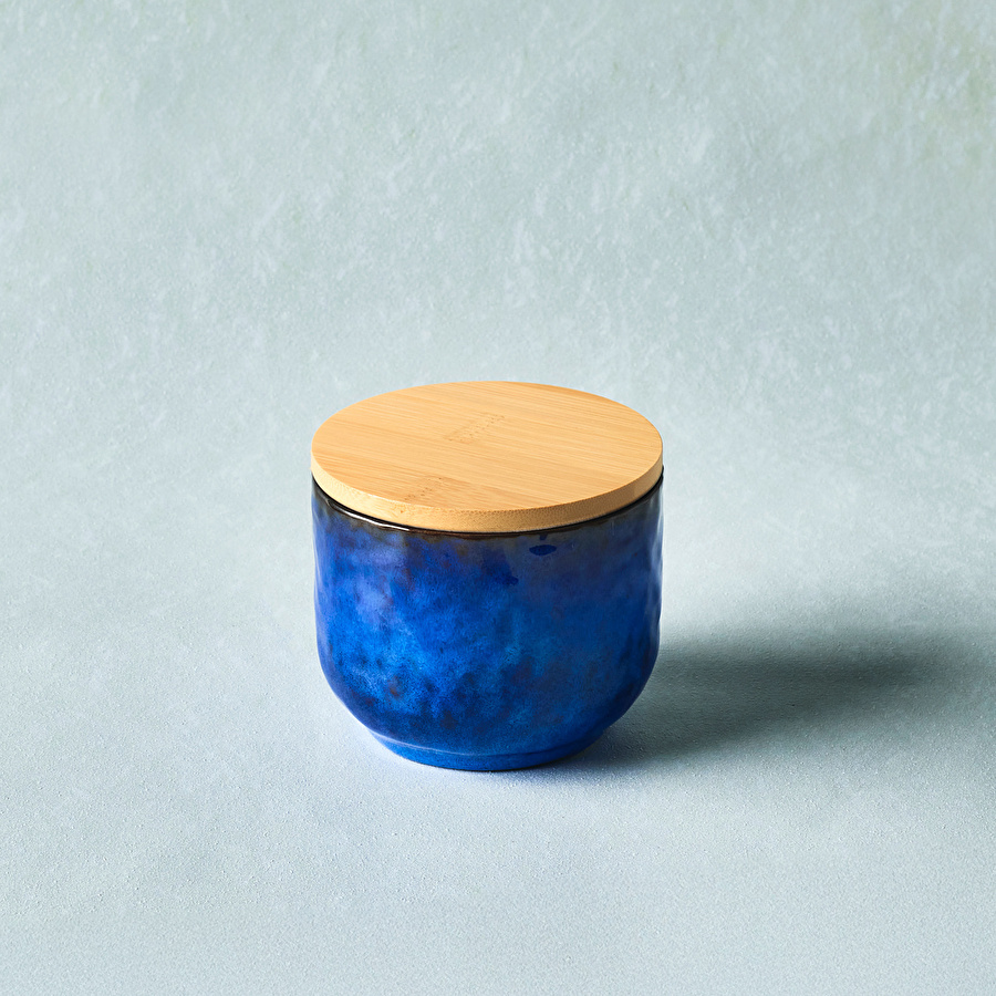 Karaca Nebula Blue Saklama Kabı 8 cm