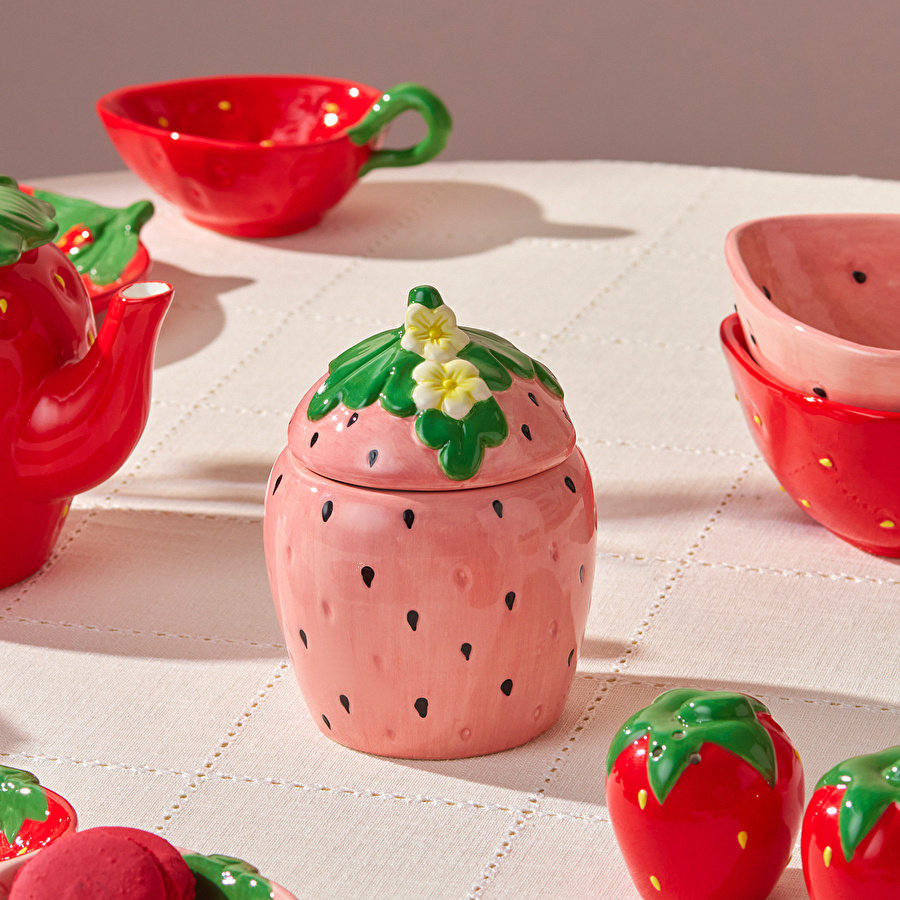 Karaca Strawberry Şekerlik Pembe 350 Ml