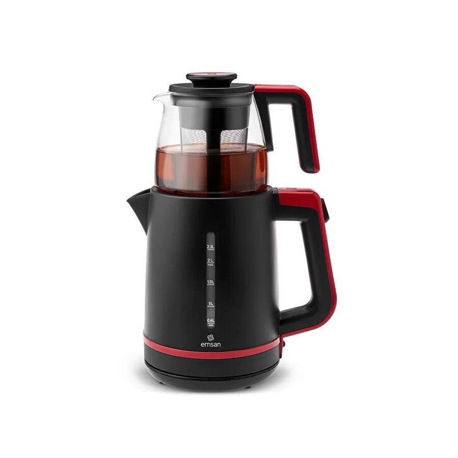 Emsan Maxi Tea XL 2 in 1 Çay Makinesi Ruby