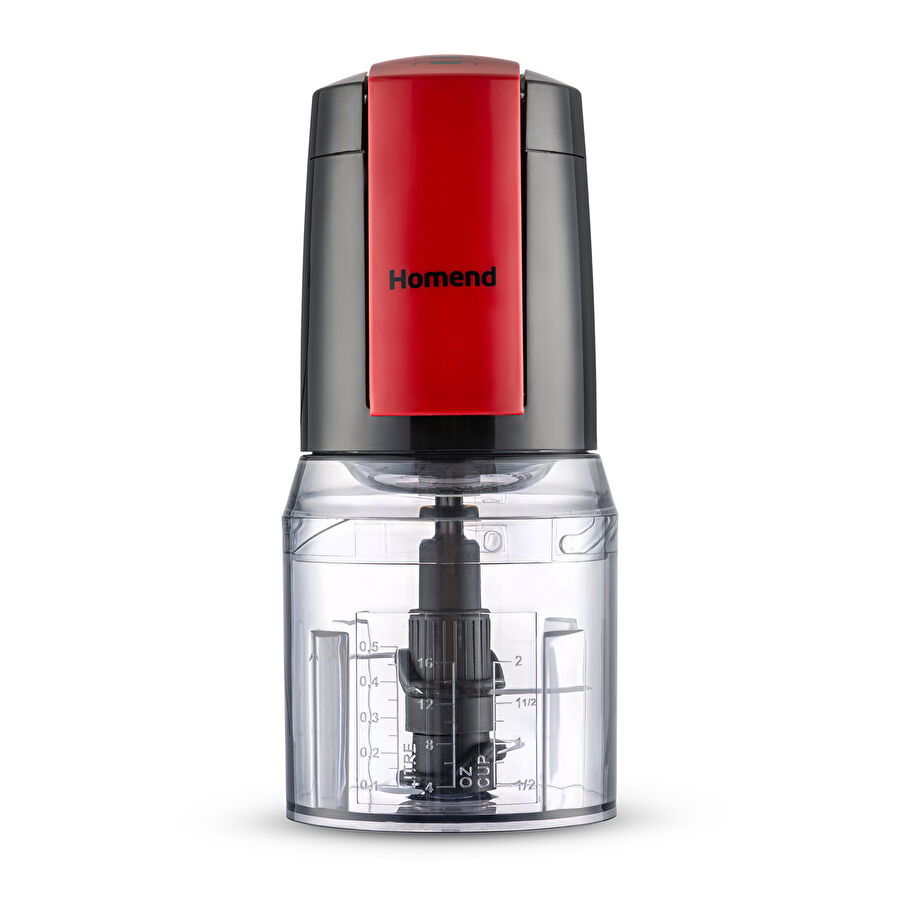 Homend Robochop 2110h Doğrayıcı Siyah Kırmızı