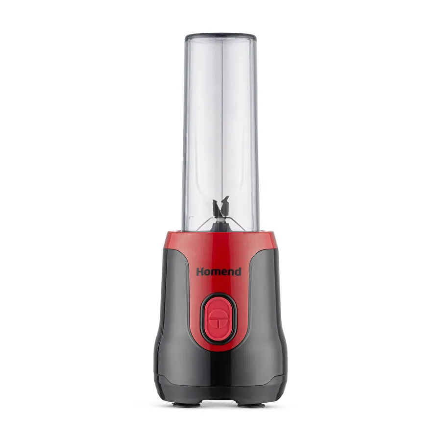 Homend Mixfresh 7026H Kişisel Smoothie Blender Siyah Kırmızı