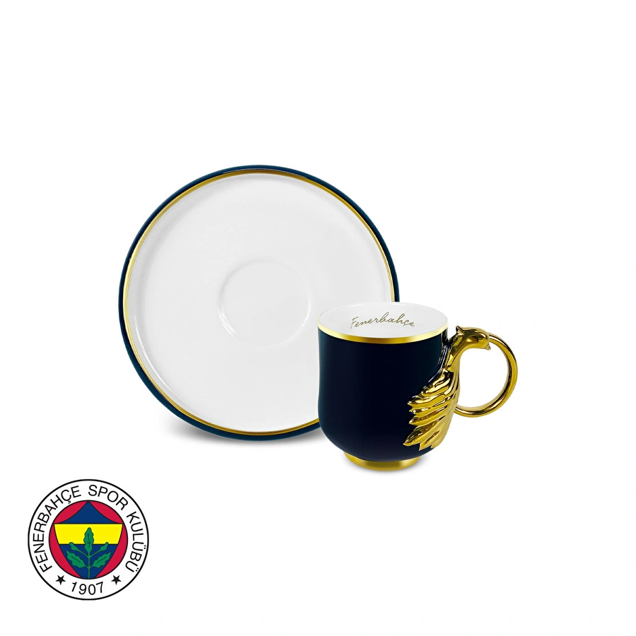 Karaca x Fenerbahçe Lisanslı 2 Kişilik Kahve Fincan Takımı 90 ml
