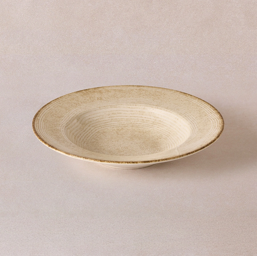 Emsan Ephesus Bej Makarna Tabağı 28 cm
