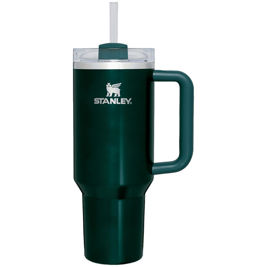 Stanley The Quencher Flowstate Tumbler Pipetli Termos Bardak 1,18L Evrgreen Glow