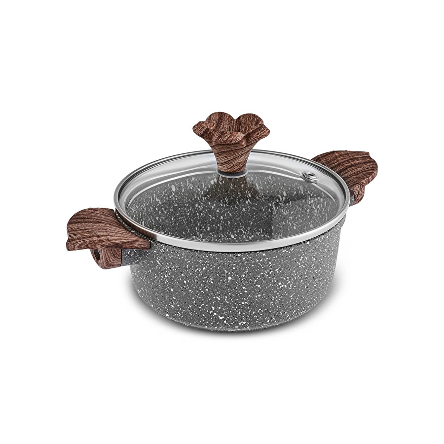 Emsan Dark Silver Biogranit Mini Tencere 12 cm