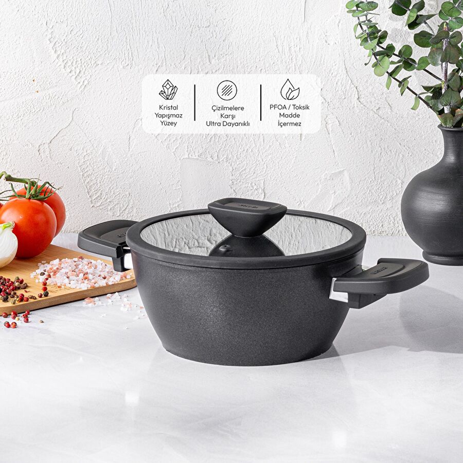 Emsan Diamente Derin Tencere 20 cm