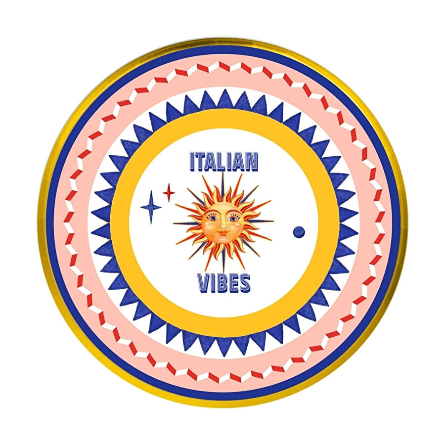 Baci Milano Dolce Vita 6'lı Good Vibes Ekmek Tabağı 16 cm Porselen